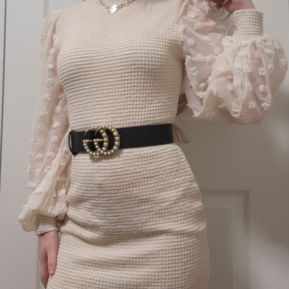 Official Gucci Double G Wide Belt (brand new) size 85 main image 4